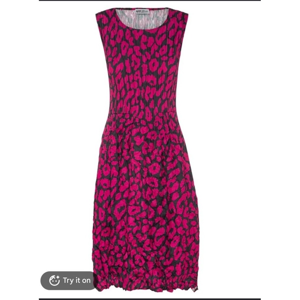 Alquema SMASH POCKET DRESS | PINK LEOPARD Size 1